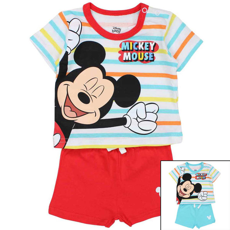 Picture of DISBMB5112A834 BOYS MICKEY MOUSE 100% COTTON TWO PIECE SET